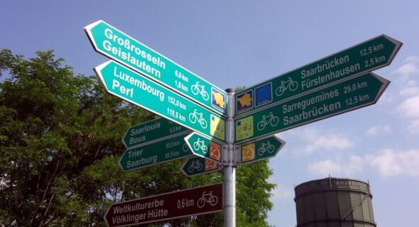 Parkplatz und Start der Warndt-Runde