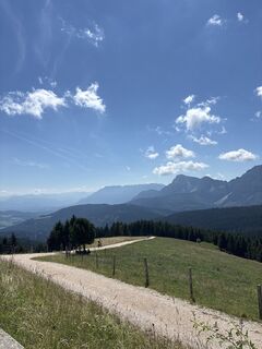 Photo de Heinz Sperl le long du parcours