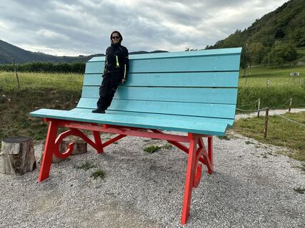 Foto von László Batki entlang der Tour
