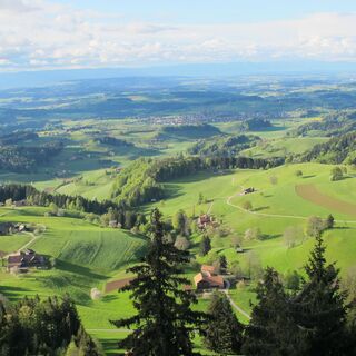 Aussicht von Guggershorn - Wanderung Guggisberg - Rüschegg