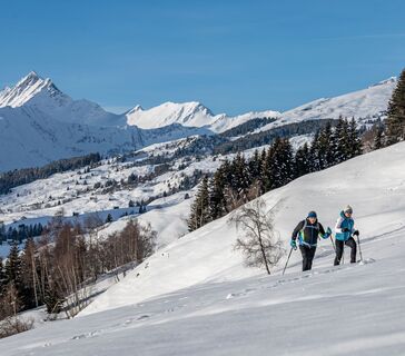 Ideales Schneeschuhgelände