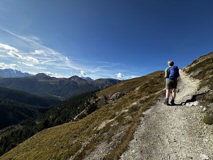 Photo de Andy Hills le long du parcours