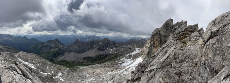 Photo de Norbert Herbig le long du parcours