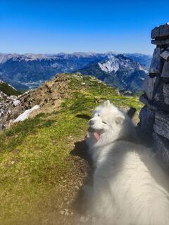 Foto von Alessandro Maida entlang der Tour