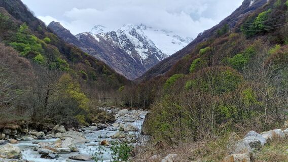 Foto de Fabrizi Mellano a lo largo del recorrido