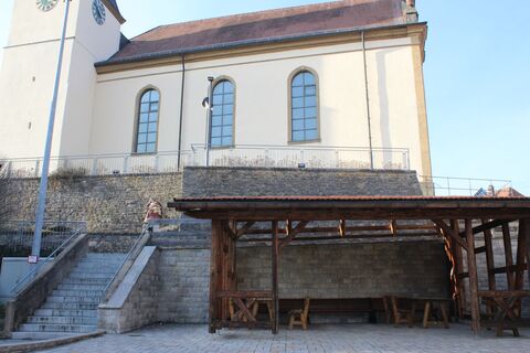 Kirche St. Burkard mit Vespergelegenheit