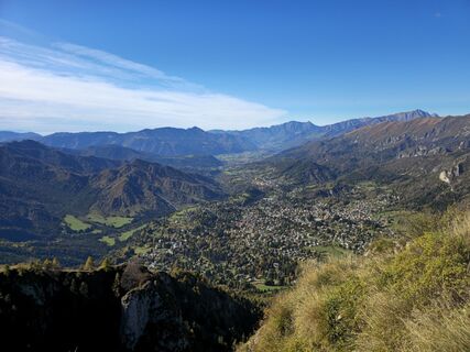 Photo de Andrea Inserra le long du parcours