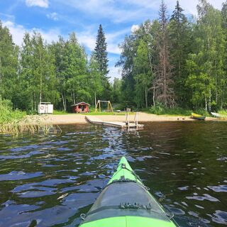 Koulunranta vom Wasser aus