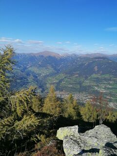 Photo de Dagmar Hofer le long du parcours
