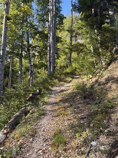 Photo de Wolfgang Jamnig le long du parcours