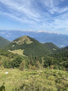 Foto von Cornelia Egger entlang der Tour