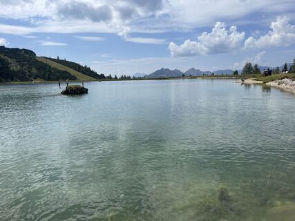 Foto von Irmgard Mader entlang der Tour