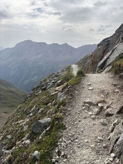 Foto von Egon Dullinger entlang der Tour