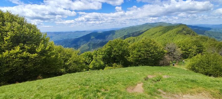 Foto von Franco Bini entlang der Tour