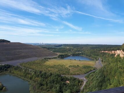 Aussichtsplattform - Carrière de Freyming-Merlebach