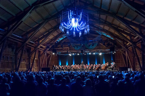 In der Festspielscheune