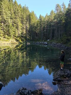 Foto von Jasmin Kantz entlang der Tour