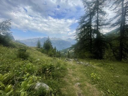Photo de Thierry Ador le long du parcours