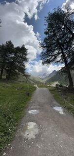 Foto de Massimiliano Cavallin a lo largo del recorrido