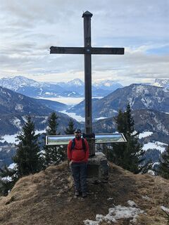 Foto von Christine Arnold entlang der Tour