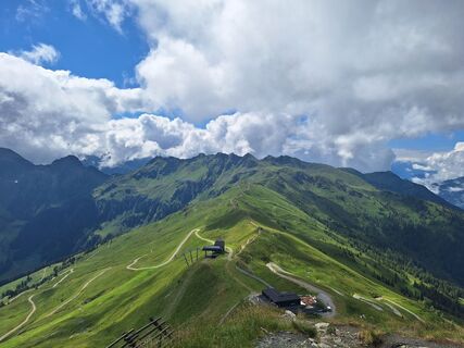 Photo de Katharina le long du parcours