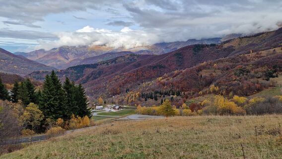Foto de Fabrizi Mellano a lo largo del recorrido