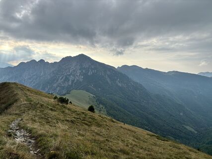Foto de Angelo Austoni a lo largo del recorrido
