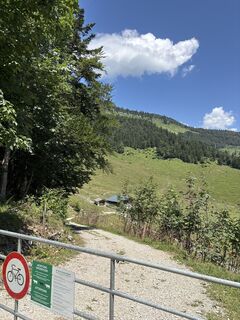 Foto von Heinz Sperl entlang der Tour