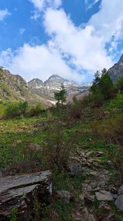 Foto von Matteo Pirola entlang der Tour