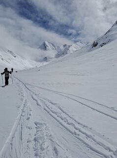 Zdjęcie z Magnus Moser wzdłuż trasy