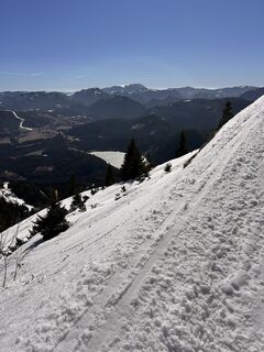 Foto von Alois Huber entlang der Tour