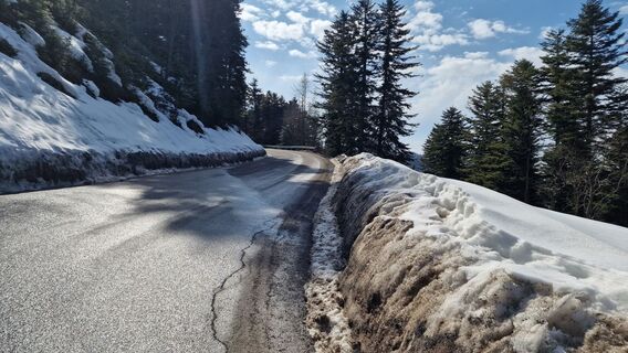 Foto von Fabrizi Mellano entlang der Tour