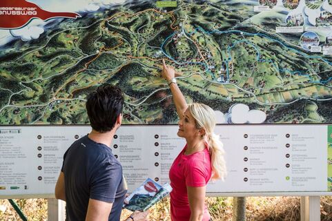 Genusswanderweg Riegersburg-Übersichtskarte