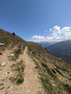 Foto von Benjamin Bergmann entlang der Tour