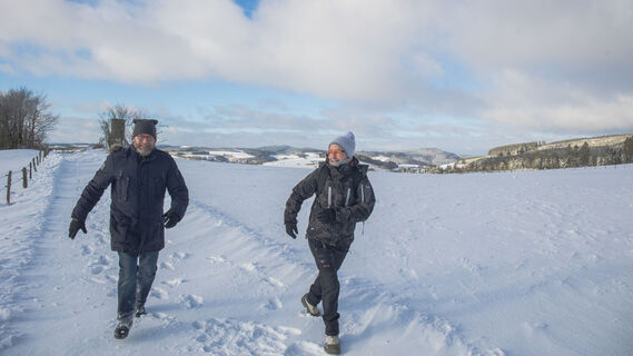 Winterwanderung in der Urlaubsregion Medebach