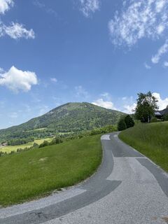 Foto von Heinz Sperl entlang der Tour