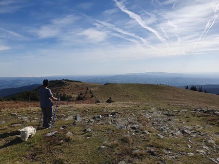 Aussicht vom Niederwechsel in der Oststeiermark