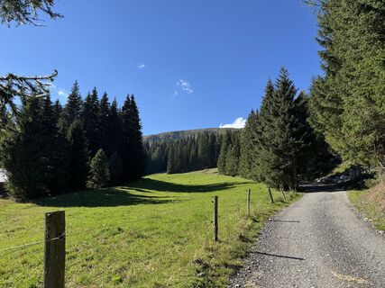 Foto von Ingeborg Steindl entlang der Tour