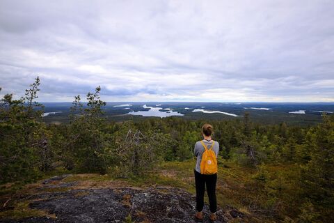 Top-Ausblicke vom Iivaara-Hügel, Kuusamo