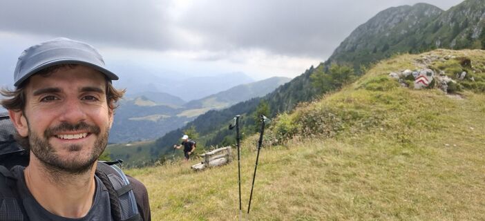 Foto von David Bubenheim entlang der Tour