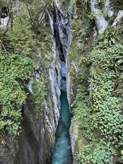 Photo de Sabine Monay le long du parcours