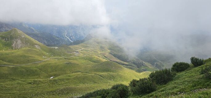 Zdjęcie z Nico wzdłuż trasy