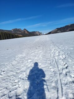 Zdjęcie z Sabine Fiedler-kosak wzdłuż trasy