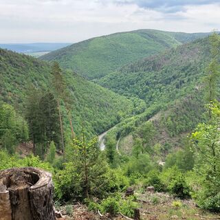 Ausblick an der Teufelstreppe