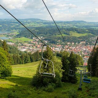 Blick von der Mittagbahn auf Immenstadt