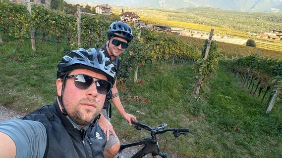 Photo de Simon Hauck le long du parcours