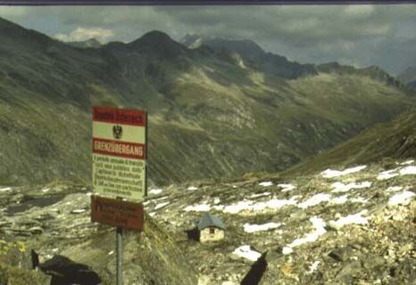 Grenzübergang Salzburg - Südtirol / Krimmler Tauern