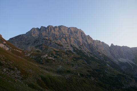 Der Gamskofel im Morgenlicht