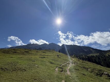 Foto von Sibylle Beyer entlang der Tour