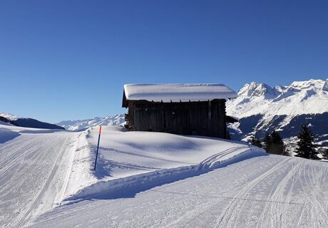 Winterwandern in Obersaxen